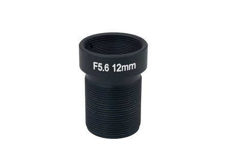 LM12-12MP-12MM-F5.6-1.7-ND1, LENS M12 12MP 12MM F5.6 1/1.7&quot; NON DISTORTION