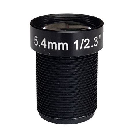 LM12-10MP-05MM-F2.5-2.3-ND1, LENS M12, 10MP, 5.4MM, F2.5, 1/2.3