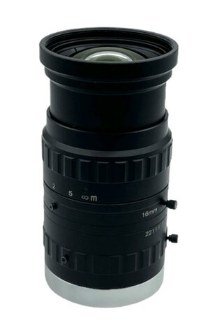 LCM-10MP-16MM-F1.6-1.3-ND1, LENS C-mount 10MP 16MM F1.6 4/3" NON DISTORTION