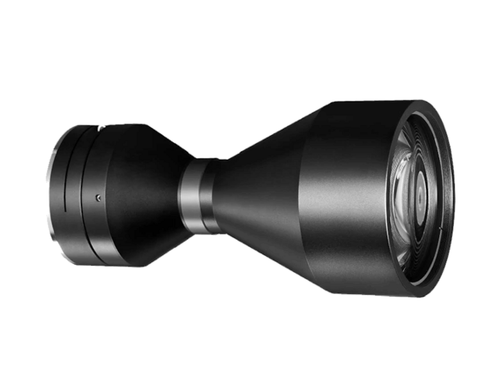 LM58-TELECENTRIC-0.696X-WD138-39-NI, Telecentric M58-mount Lens, magnification 0.696X, sensorsize 39mm